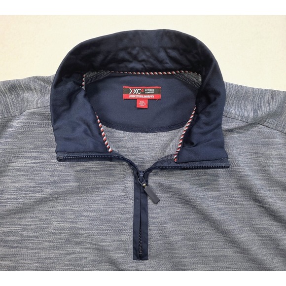 Johnston & Murphy Other - Johnston Murphy Pullover Jacket Mens 2XL Xc4 1/4 Zip Extreme Comfort LIMITED USE